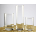 Роскошная прозрачная стеклянная ваза декоративная ваза цилиндров